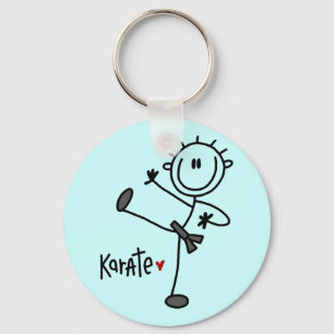 Llavero Camisetas y regalos básicos de karate con la figur