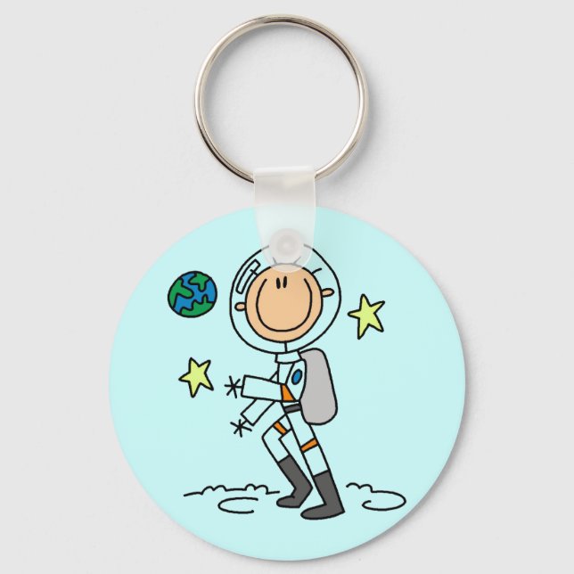 Llavero Camisetas y regalos básicos para astronautas (Anverso)
