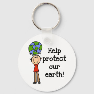 Llavero Camisetas y regalos Boy Protect Our Earth