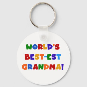 Llavero Camisetas y regalos brillantes de la abuela del