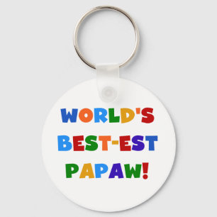 Llavero Camisetas y regalos brillantes del Papaw del