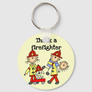 Llavero Camisetas y regalos de agradecimiento a bomberos