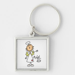 Llavero Camisetas y regalos de ángel con figuras de palito