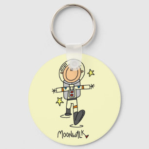Llavero Camisetas y regalos de astronautas que caminan en