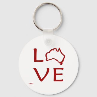 Llavero Camisetas y regalos de Australia, ¡Ama Australia!