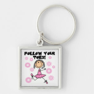 Llavero Camisetas y regalos de bailarina sigue tus dedos d
