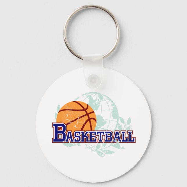 Llavero Camisetas y regalos de baloncesto (Anverso)