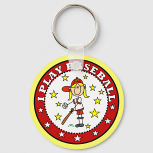 Llavero Camisetas y regalos de béisbol para niñas