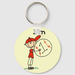 Llavero Camisetas y regalos de béisbol para niños I'm 1
