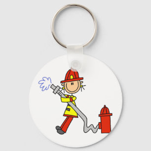 Llavero Camisetas y regalos de bombera con manguera