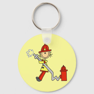 Llavero Camisetas y regalos de bombera con manguera