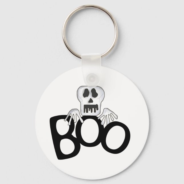 Llavero Camisetas y regalos de Boo de Skeleton (Anverso)