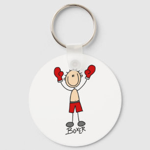 Llavero Camisetas y regalos de boxeador con figuras de pal