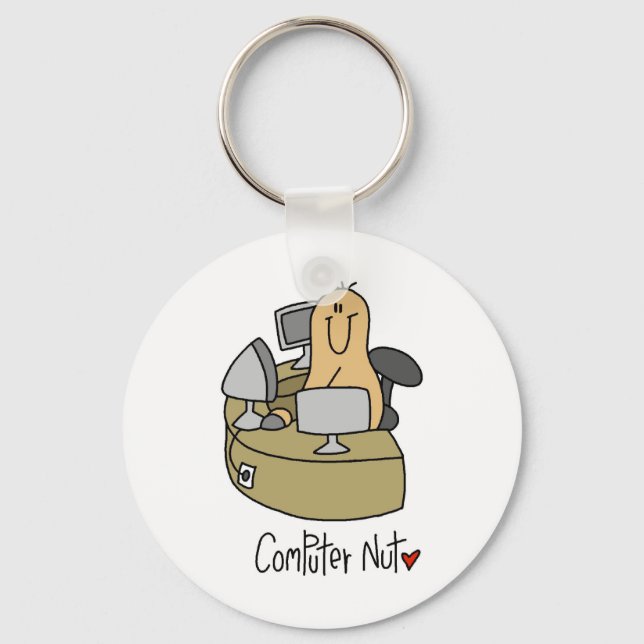 Llavero Camisetas y regalos de Computer Nut (Anverso)