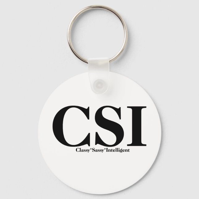 Llavero Camisetas y regalos de CSI. (Anverso)
