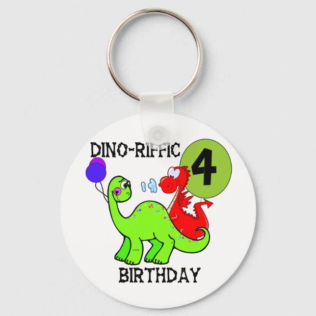 Llavero Camisetas y regalos de cumpleaños para los dinosau (Anverso)