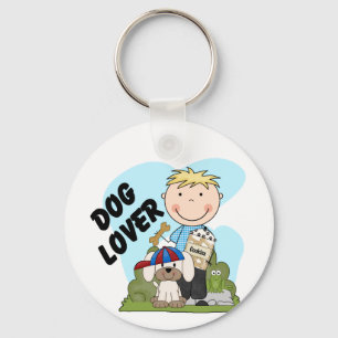 Llavero Camisetas y regalos de Dog Lover Blond Boy T