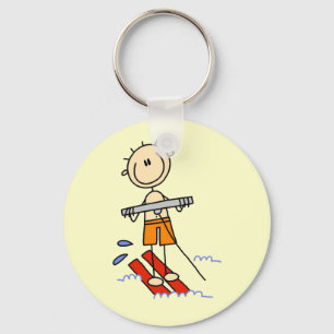 Llavero Camisetas y regalos de esquí acuático con la figur