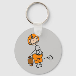 Llavero Camisetas y regalos de fútbol con palitos naranjas