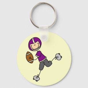 Llavero Camisetas y regalos de futbolista morado