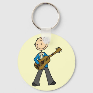 Llavero Camisetas y regalos de guitarrista de figuras de p