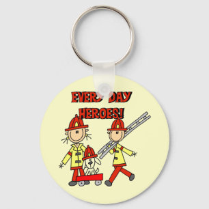 Llavero Camisetas y regalos de héroes bomberos