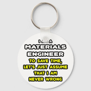 Llavero Camisetas y regalos de ingeniero de materiales div