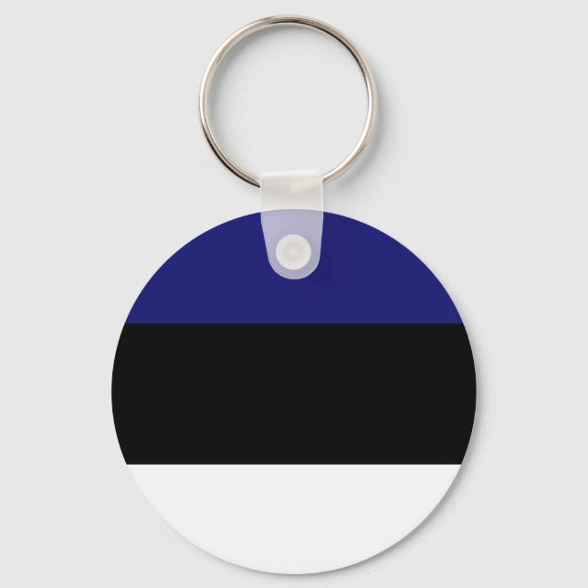 Llavero Camisetas y regalos de la bandera de Estonia (Anverso)