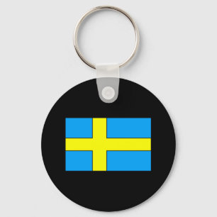 Llavero Camisetas y regalos de la bandera de Suecia