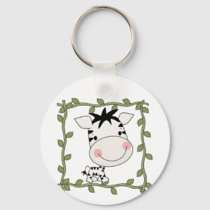 Llavero Camisetas y regalos de la cebra del bebé