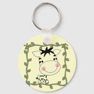 Llavero Camisetas y regalos de la cebra del bebé