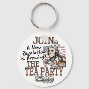 Llavero Camisetas y regalos de la fiesta del té de Thomas