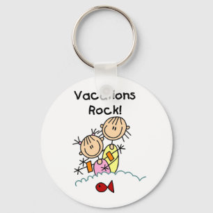Llavero Camisetas y regalos de la roca de las vacaciones