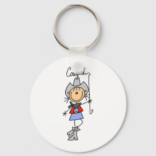 Llavero Camisetas y regalos de la vaquera del lazo