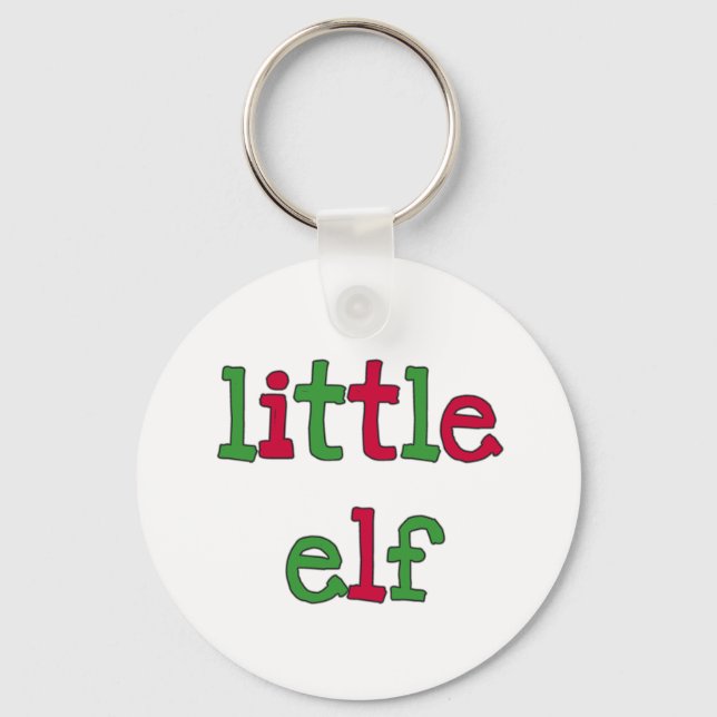 Llavero Camisetas y regalos de Little Elf Holiday (Anverso)