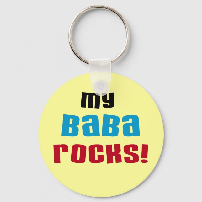Llavero Camisetas y regalos de My Baba Rocks (Anverso)
