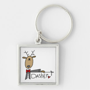 Llavero Camisetas y regalos de Navidad del reno Dasher