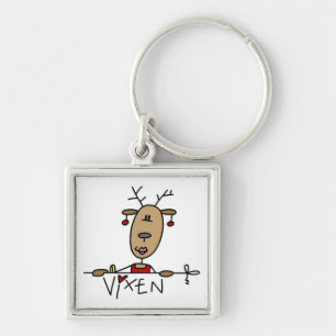 Llavero Camisetas y regalos de Navidad del reno Vixen