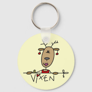 Llavero Camisetas y regalos de Navidad del reno Vixen