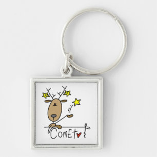 Llavero Camisetas y regalos de Navidad Reno Ciervo Cometa
