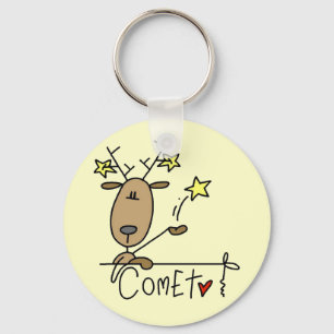 Llavero Camisetas y regalos de Navidad Reno Ciervo Cometa