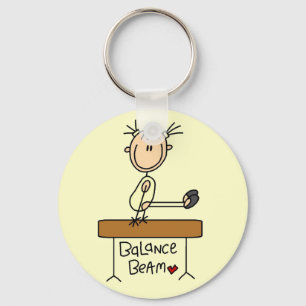Llavero Camisetas y regalos de niña en barra de equilibrio