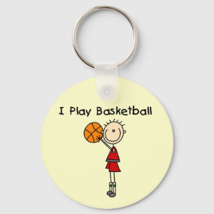 Llavero Camisetas y regalos de niño que juega baloncesto