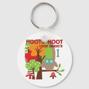 Llavero Camisetas y regalos de Owl First Birthday