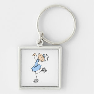 Llavero Camisetas y regalos de patinadora artística con ve