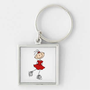 Llavero Camisetas y regalos de patinadora sobre hielo con