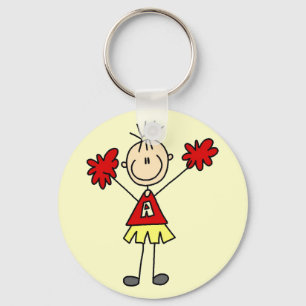 Llavero Camisetas y regalos de porrista de palitos
