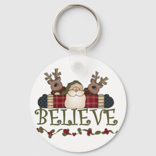 Llavero Camisetas y regalos de Santa Believe