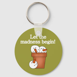Llavero Camisetas y regalos de Snowman Holiday Madness