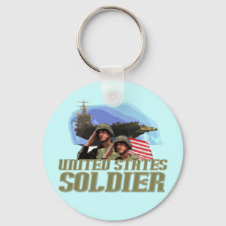 Llavero Camisetas y regalos de soldados de Estados Unidos
